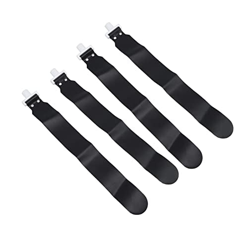 Adjustable Flag Football Set, 5 PCS PP Adjustable Flag Football Belts with 2 Flags for Youth and Adults, Training Equipment for Sports Games and Activities (Black)