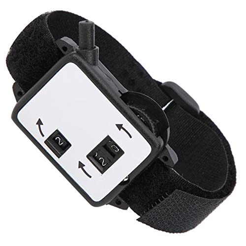 Golf Stroke Counter for Women, 3Pcs Golf Score Counter, Manual Golf Counter Tool, Plastic Dial Score Counters with Wristband Design for Keeping Scores, 1.4x1.1x0.3inch