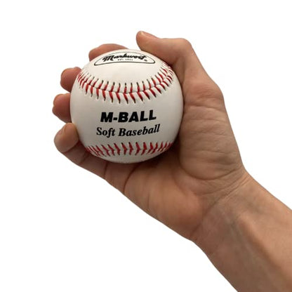 Markwort Soft 9-Inch Baseball (Dozen) - color: White