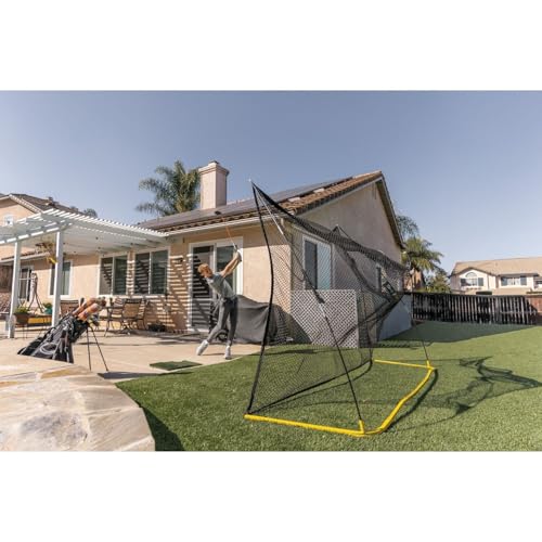SKLZ Home Range Golf Net for Backyard Practice with Dual Net for Smooth Ball Return and Carry Bag