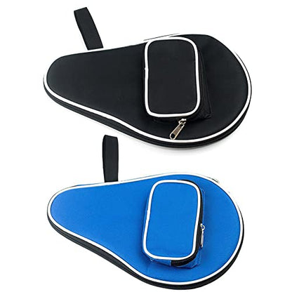 Ochine Table Tennis Racket Case Cover Ping Pong Paddle Carry Bag with Ball Storage Pocket Table Tennis Racket Cover Ping Pong Paddle Case Table Tennis Paddle Cover for Blade with Bonus Ball Storage - color: B