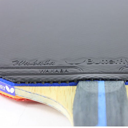 Butterfly 802 FL Shakehand Table Tennis Racket | China Series | Powerful Arylate/Carbon Blade and Rubber Combination with Racket Case | Recommended for Intermediate Level Players (B802FL)