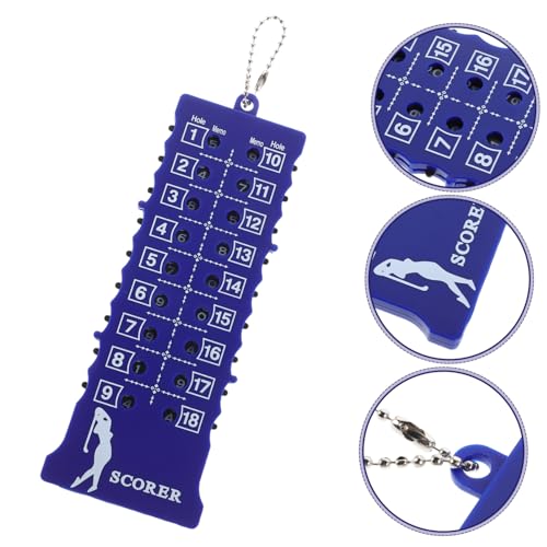 Golf Score Counter Shot Stroke Counter for Women Compact Scoreboard for Golf Tournaments Practice