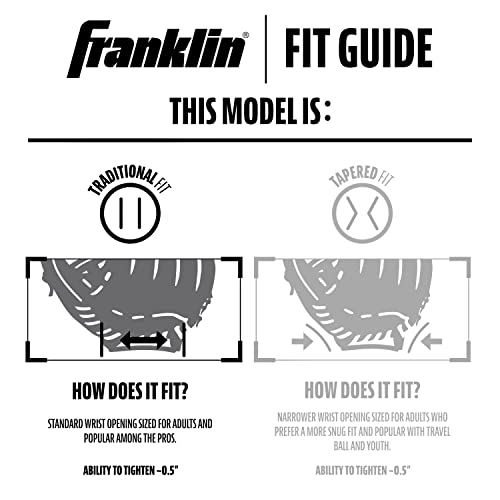 Franklin Sports CTZ5000 Baseball Gloves - Adult + Youth Fielding Gloves + Catcher's Mitts - Multiple Styles + Colors