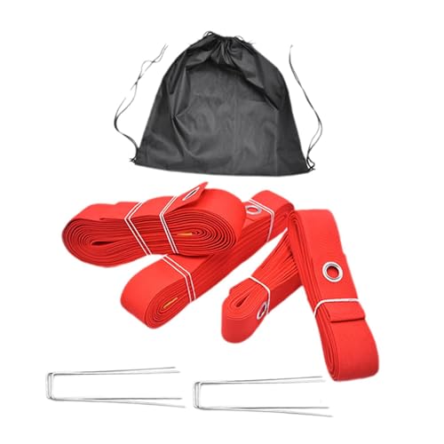 Colaxi Beach Volleyball Lines Borderline Field Workout Exercise Portable Lines Marking Court Marker Kit for Outdoor Sports Grassland