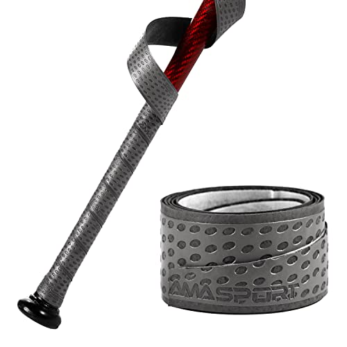 insum Baseball Bat Grip Tapes Softball Bat Wrap Grip Tape 1.1mm - color: Grey