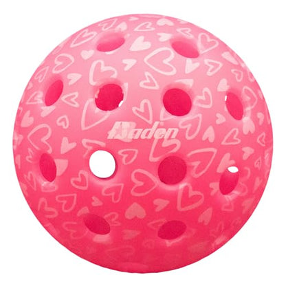 Baden Rival 40 Pickleball Balls | Set of 3 | USAPA Approved | Durable for Consistent Play | Neon Green - color: Dink Pink