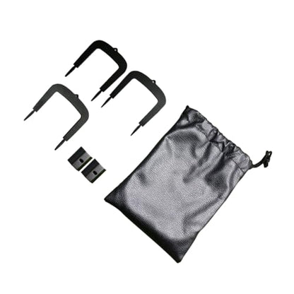 BESPORTBLE Golf Training Aid 3-piece Putting Gate Set Aluminum Alloy Putting Alignment Tool Exercise Practice for Putts