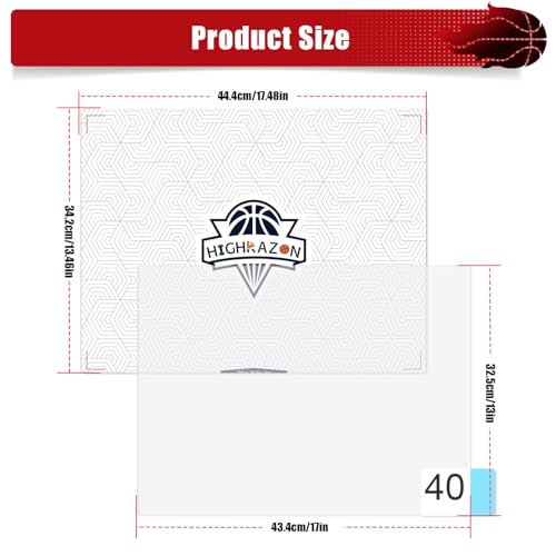 Courtside Basketball Sticky Mat,Non-Slip Sticky Shoe Mat for Basketball Court Shoe Grip,Courtside Shoe Grip Traction Mat,Improves Traction and Cleans Dust,Dirt,Includes 40 Sticky Sheets - style: Basketball Sticky Mat