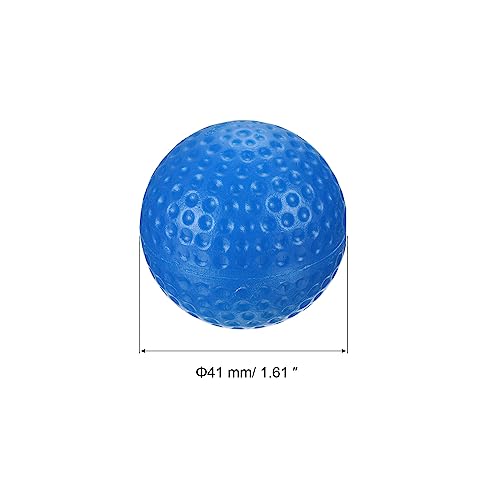 PATIKIL Golf Practice Balls, Hollow Flight Training for Indoor Swing Practice - color: Blue