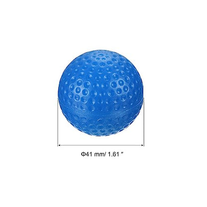 PATIKIL Golf Practice Balls, Hollow Flight Training for Indoor Swing Practice - color: Blue