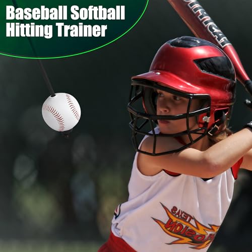 Baseball and Softball Batting Swing Trainer, Enhance Hitting Skills with Baseball Hitting Rope and Toss for Easy Drills – Hand-Eye Coordination, and Boost Bat Speed for All Skill Levels