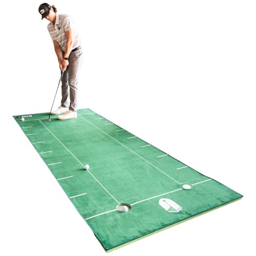 The Indoor Golf Shop SIG LITE Putting Green - Professional-Grade, Indoor Practice Putting Mat - Realistic Feel - Easy Storage