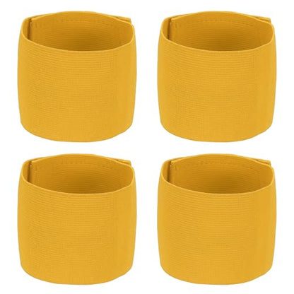 Soccer Captain Armband, Elastic Wrist Arm Bands Adjustable Player Team Leader Anti-Slip Badge Sports Accessories-Fit