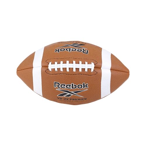 Reebok - Football, Composite Leather, Innovative Soft Grip Technology, Cushion Lining, Stylish, Ideal for Sports - color: Brown, size: Premier Official Size
