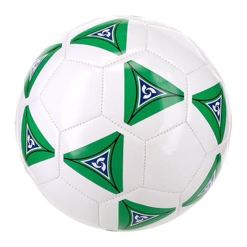 Mikasa Serious Soccer Ball - color: Green/white, size: 5