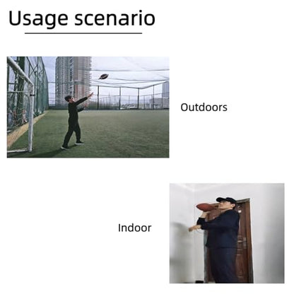 Kidac 6/9 Size Football Training Equipment Youth– Fun Sports & Outdoors Toy,Football Practice,Throwing Machine,MVP Skills Game,6pcs Accessories