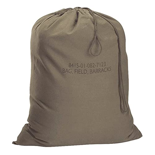 Rothco Canvas Barracks Bag Multi-Functional, Dependable, and Durable for Field Use and Travel, Olive Drab - 24" x 32" - color: Olive Drab, size: 24" x 32"