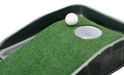 Premium Putting System 9' Putting Green with Electric Ball Return