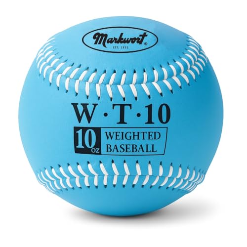 Markwort Weighted 9-Inch Baseballs-Leather Cover (Individually Boxed) - color: Col.Blue