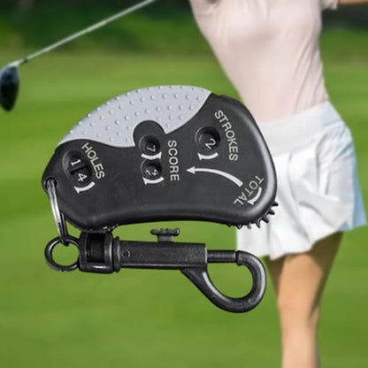 Colaxi Golf Score Counter Golf Stroke Counter Small Scorekeeper with Clip for Training Practice