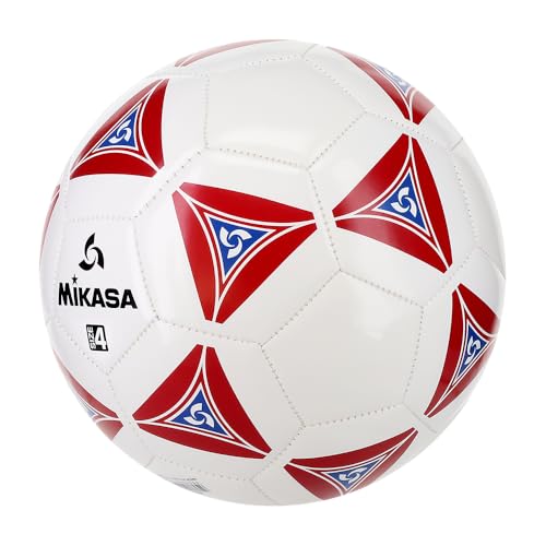 Mikasa Serious Soccer Ball - color: Red/white, size: 4