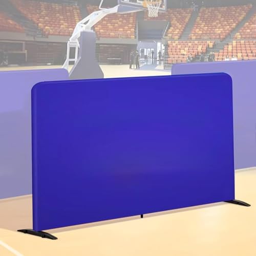 The Movable Ping Pong Ball Baffle,Blue Table Tennis Baffle, Ultra-Long Portable Table Tennis Field Fence, Splicable Table Tennis Surround Block for Table Tennis Court/Club/School/Stadium，（B
