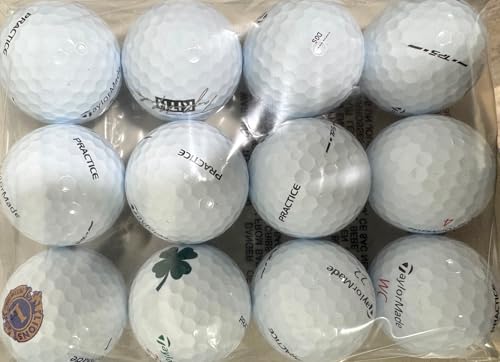 TaylorMade 1-Dozen TP5 & TP5x MySymbol Pix Logo Overrun Practice Golf Balls - Made in USA - style: TP5 - 12 balls
