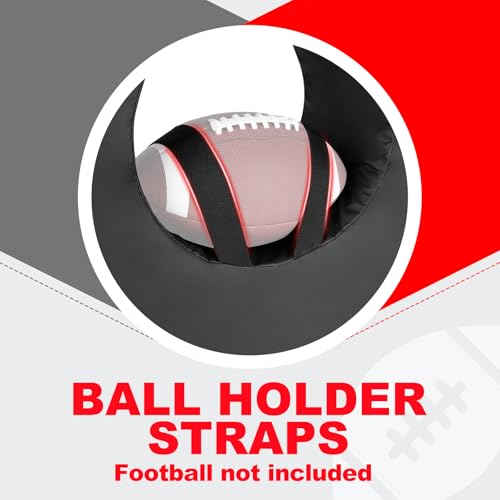 Hikeen Football Tackle Wheel Dummy Denser Softer Foam Tackling Dummies for Football Youth - Tackling Wheel with Straps (1PCS)