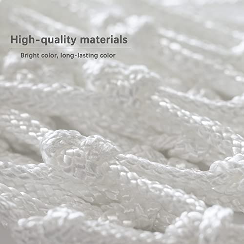 Basketball Net Outdoor, 2025 Upgrade All Weather Anti Whip Basketball Net Replacement -12 Loops - style: White