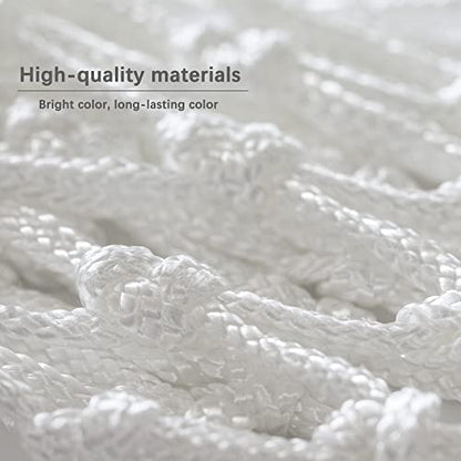 Basketball Net Outdoor, 2025 Upgrade All Weather Anti Whip Basketball Net Replacement -12 Loops - style: White