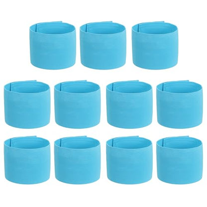 PATIKIL Soccer Captain Armband, Captain Arm Bands for Soccer Elastic Captain Arm Band Sports Captain Armband - color: Sky Blue