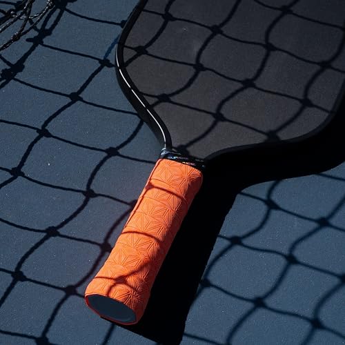 Supacaz SupaSuave Neon Orange Pickleball Overgrip - Tacky Pickleball Paddle Grip Tape Wrap - Pickle Ball Anti-Sweat Overwrap - 3pk
