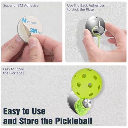 Pickleball Trainer - Continuous Rebound Pickleball Drills Enhance Reaction Time & Hand-Eye Coordination - Ideal Gift for All Skill Levels