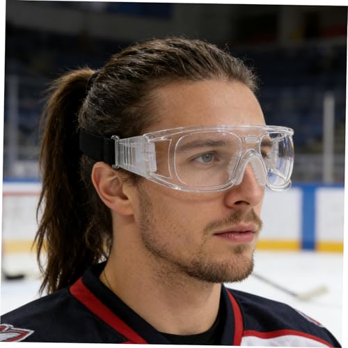 Sports Protective Goggles for Basketball and Soccer, Anti-fog Lenses, Adjustable Sports Eyewear for Football Training and Dribbling