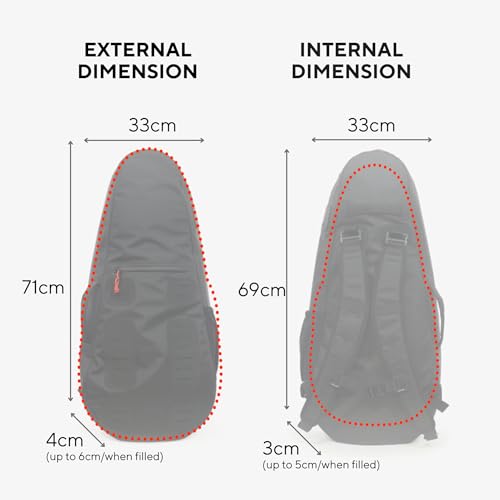 Cancha Weatherproof Tennis Bag and Backpack for 1–3 Rackets with Water Bottle Holder and Removable Strap | Slim and Lightweight Design for Easy Carry | Modular Clip-On Accessory System | Voyager