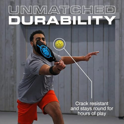 CORE Pickleball- Indoor Pickleball Balls | Professional Durabilty, Easy to See, Consistent Bouce Pickleballs with 26 Holes