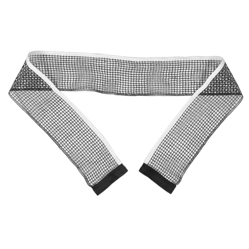 Retractable Table Tennis Net Dense Mesh for Ball Retention Easy to Store and Setup Lightweight and Portable for Indoor and Outdoor Training