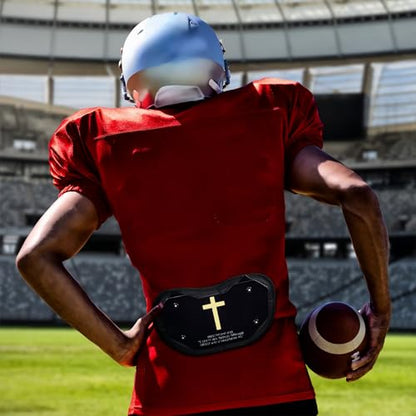 Civaner Football Back Plate Sport Lower Back Pads for Football Players Rear Protector for Youth - style: Cross Style