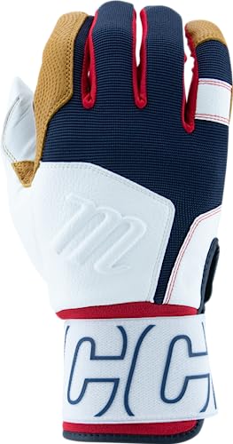 MARUCCI Blacksmith Full WRAP Adult Batting Glove V2 - color: USA, size: ADULT SMALL