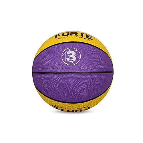 Vector X Forte Basketball, Size 3, Yellow/Purple