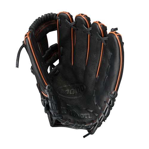 Wilson 2024 A1000 Infield Baseball Gloves - color: Black/Orange