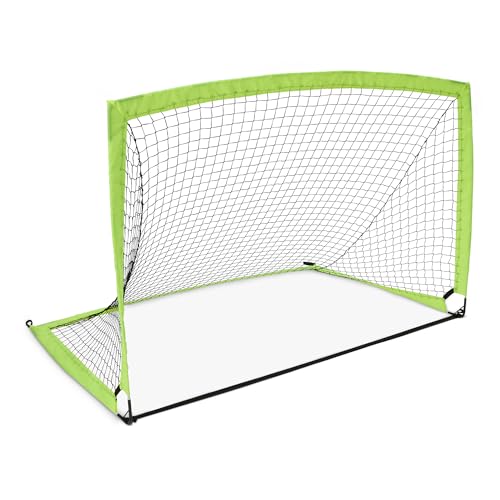 Amazon Basics Portable Pop Up Soccer Goal Net for Backyard Training - size: 6' x 4'