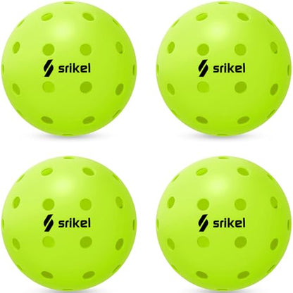 Pickleball Balls-USAPA Approved Outdoor/Indoor Pickleballs,Seamless Roto-Molded Design for Durability,Crack-Resistant 40-Hole Pickle Ball for Beginner Intermediate Pro Player,6/12/36/50/100Pack