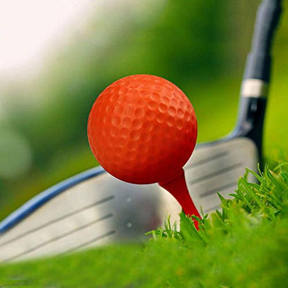 Dsmile 36 Pack Foam Golf Practice Balls Light Soft Elastic Training Multifunction Sport Balls - color: Orange*36