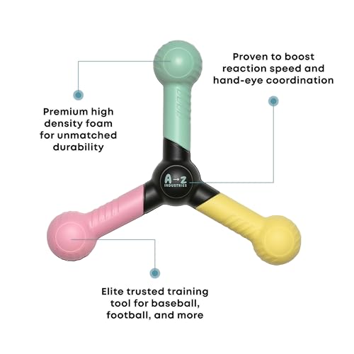 Reaction Catch Trainer – Hand Eye Coordination Training Tool to Improve Reflexes, Speed, Agility & Focus | Baseball & Softball Training Equipment for Athletes, Coaches & Kids - Rogue Athletics