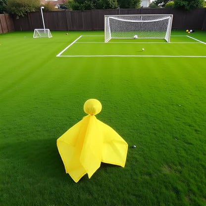 Yellow Penalty Flag Football Flags Sports Tossing Flags Set for Party Football Belts Teams Sports Set, Referee Flags, Yellow Accessories, Pop Flag