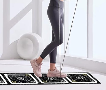 Rubber Agility Ladder 8.8 Ft Non-Slip Speed Agility Training Ladder for Soccer Footwork Training，Flat Agility Ladder for Children's Physical Training Equipment - color: 15 ft