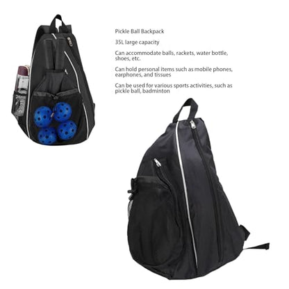 Sorandy 35L Large Capacity Backpack, Oxford Fabric Sports Bag, Fence Hook Bag with Secure Carry, Ideal for Balls, Rackets, Water Bottle, Shoes & Outdoor Activities