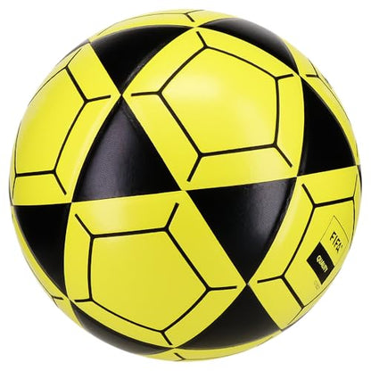 Mikasa FT5A-BKY-BK Goal Master Soccer Ball, Black/Yellow, Size 5(FIFA Quality/Foot Volleyball)